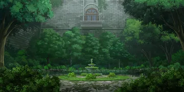 中庭 - 魔女岛监狱场景
