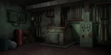 焚烧炉 - 魔女岛监狱场景