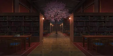 图书室 - 魔女岛监狱场景