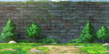 围墙 - 魔女岛监狱场景