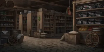 仓库 - 魔女岛监狱场景
